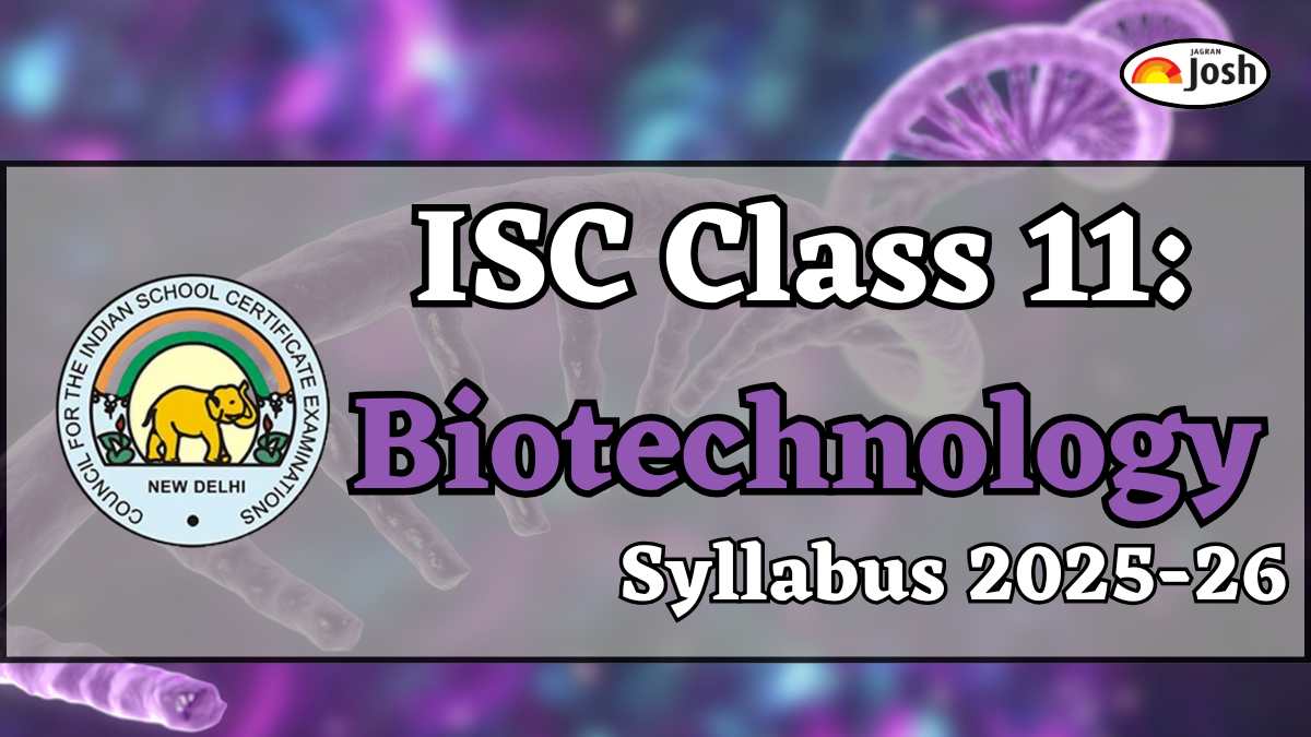 ISC Class 11 Biotechnology Syllabus 2025-2026: Download PDFs Here!