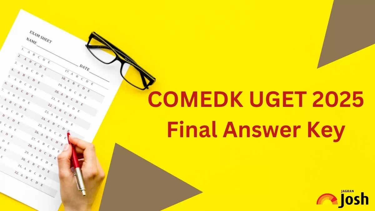COMEDK UGET 2025 Final Answer Key