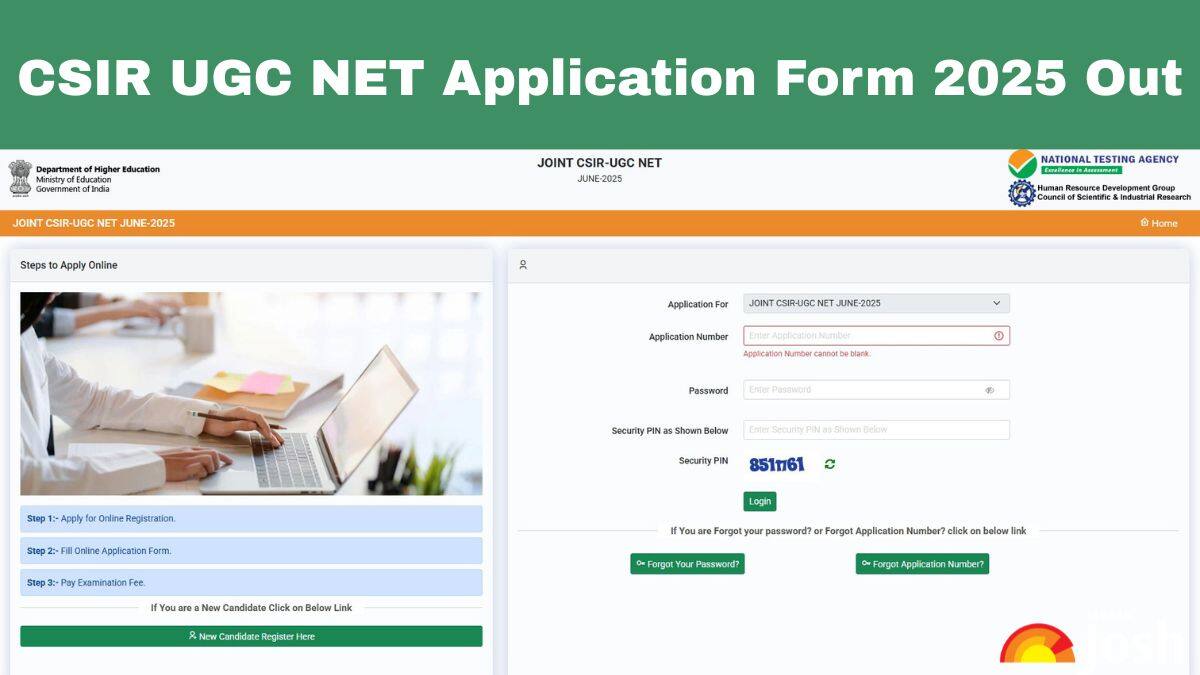 CSIR NET Application Form 2025 Released: Apply for June Session at csirnet.nta.ac.in, Check Registration Dates, Fees Here
