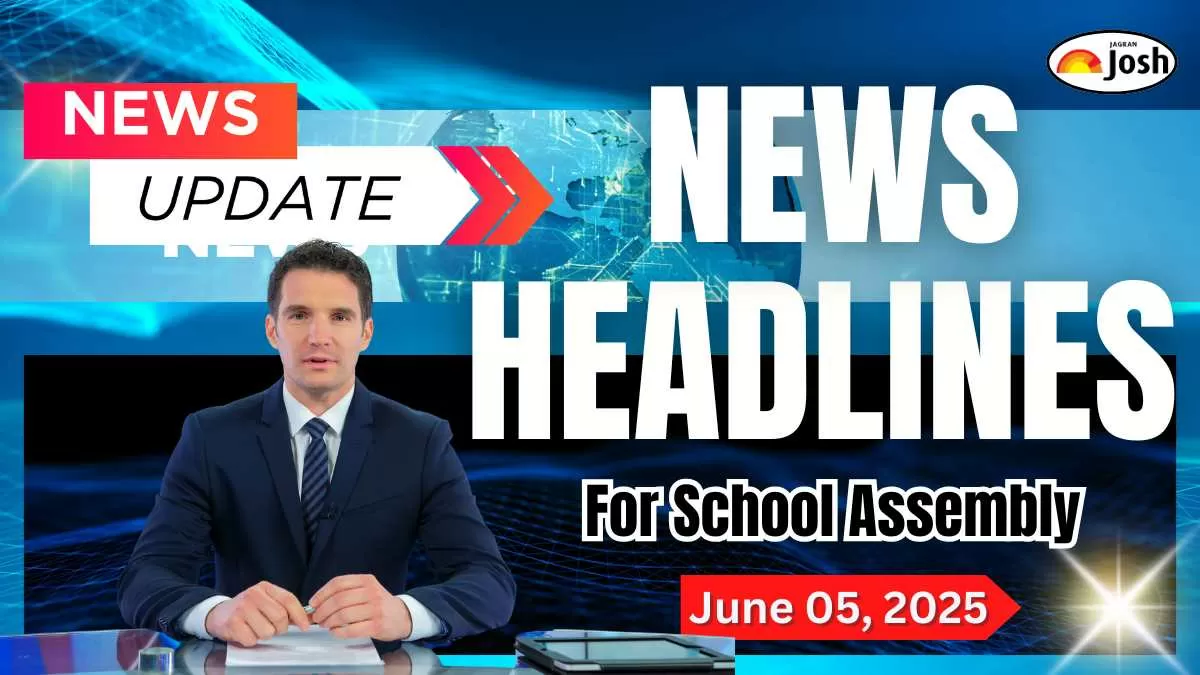Get here today’s and tomorrow news headlines in English for School Assembly