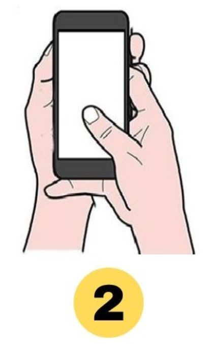 phone holding personality test