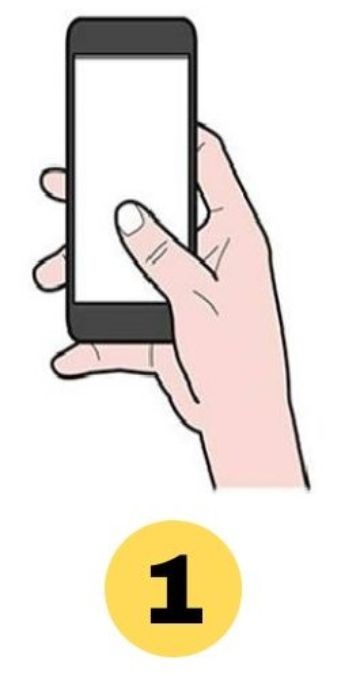 phone holding personality test