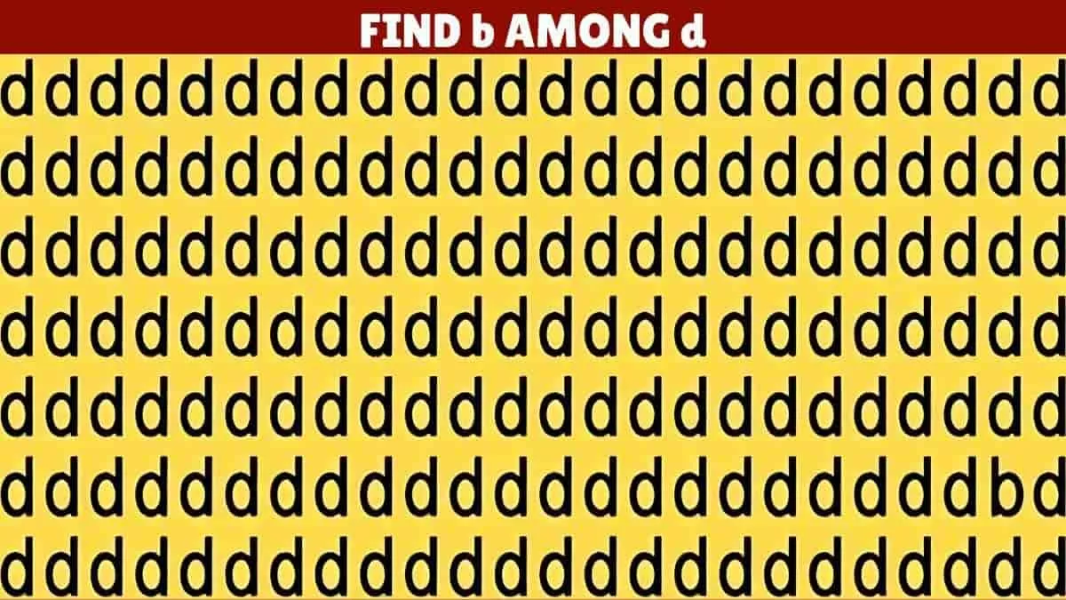 Find b among d's