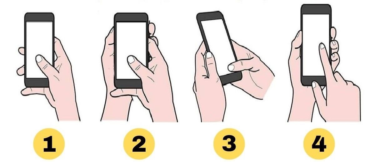 phone holding personality test