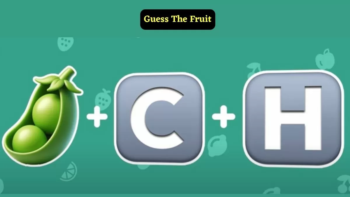 Brain Teaser: Check Your IQ Level By Guessing The Fruit Name Just In 7 Seconds!