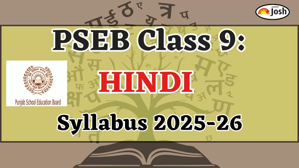 Punjab Board PSEB 9th Hindi Syllabus 2025-2026, Download PDFs Here