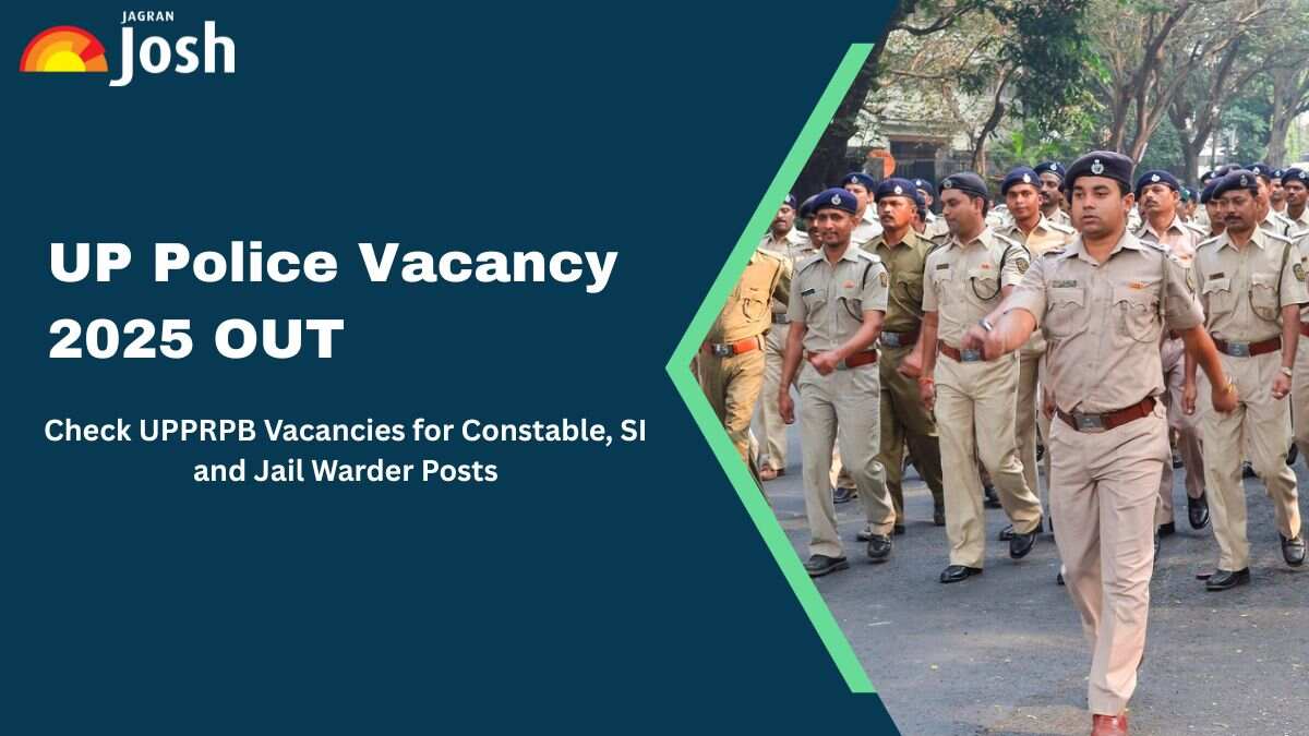 UP Police Vacancy 2025: Check UPPRPB SI, Constable and Jail Warder Post Wise Vacancy Details