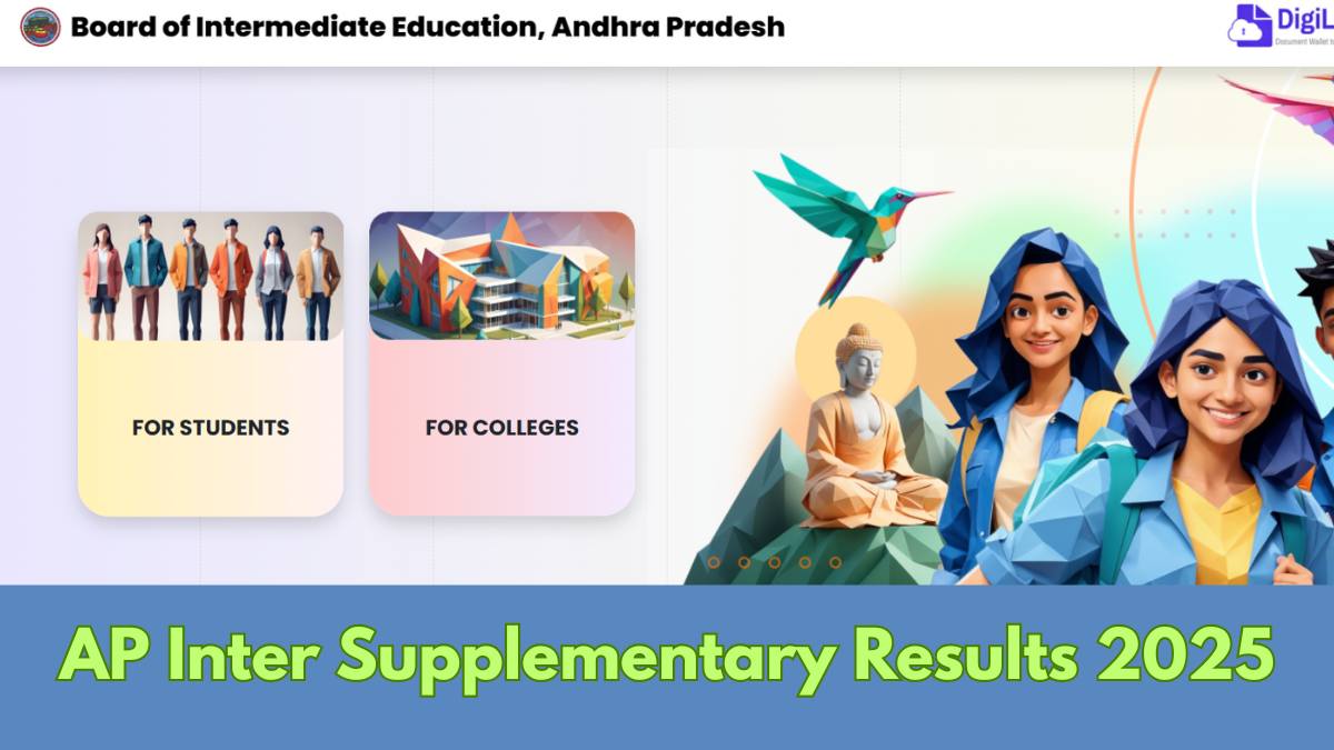 [OUT] AP Inter Supplementary Results 2025 Declared at resultsbie.ap.gov.in,  Check 1st 2nd Year Result - Direct Link Here