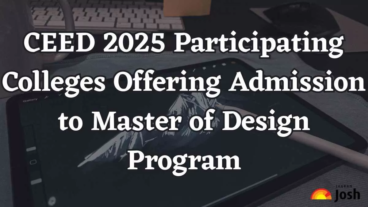 CEED 2025 Participating Colleges