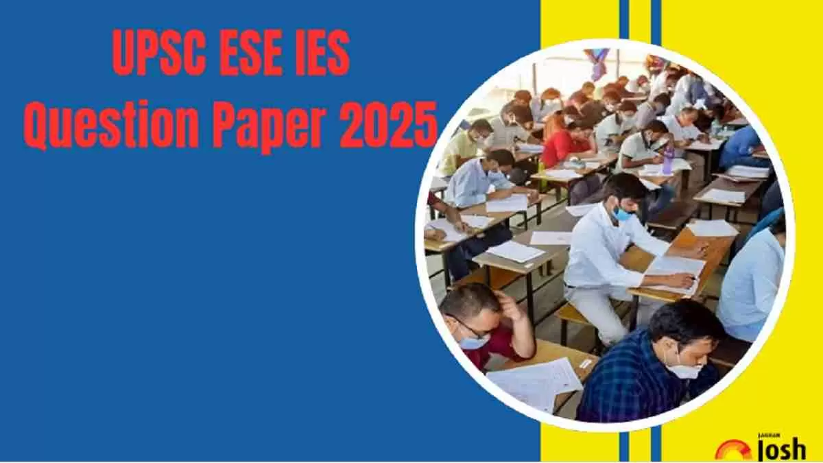 UPSC ESE IES Question Paper 2025
