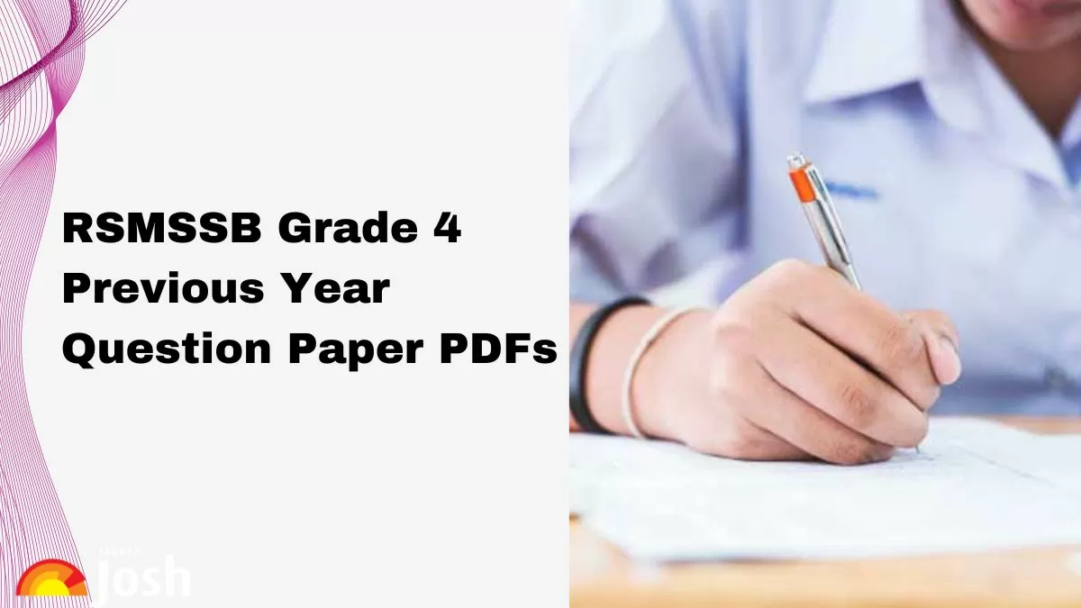 RSMSSB Grade 4 Previous Year Question Paper PDF Download Free