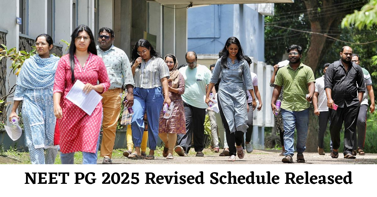 NEET PG 2025 Revised Schedule Released at natboard.edu.in, Exam City Selection Starts June 13, Admit Card On July 31