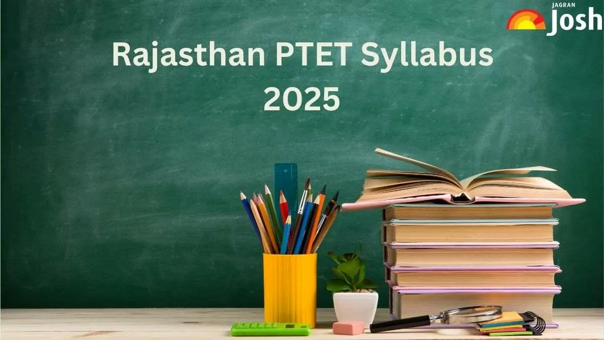 Rajasthan PTET Syllabus 2025