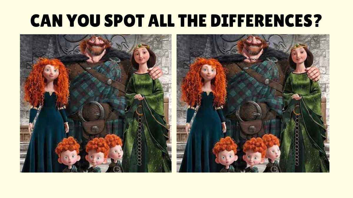 Can You Spot All the Differences in the King and His Family Pictures in 18 Seconds?