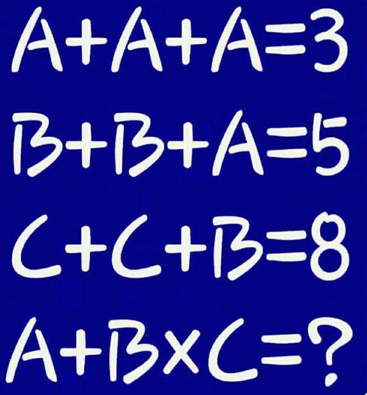 Brain Teaser: You are a genius if you can solve this math puzzle in 7 ...