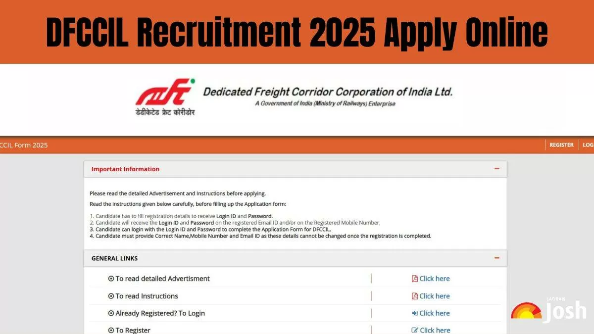 DFCCIL Recruitment 2025 Apply Online for 642 Posts