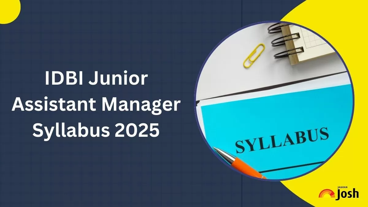 IDBI JAM Syllabus 2025