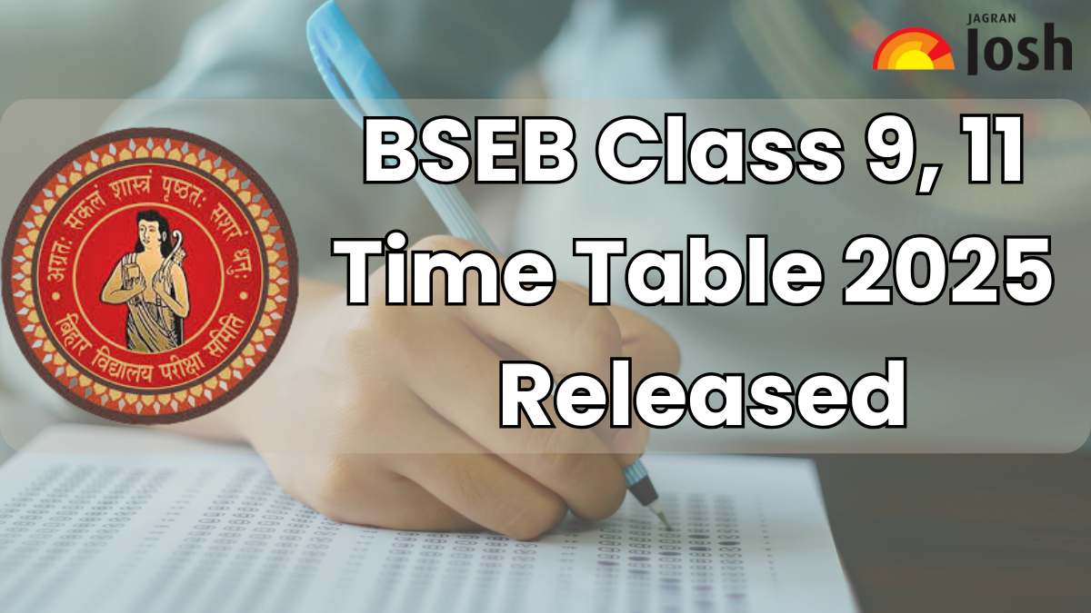 Bihar Board Class 9th, 11th Exam Time Table 2025 Released, Check BSEB Full Schedule Here