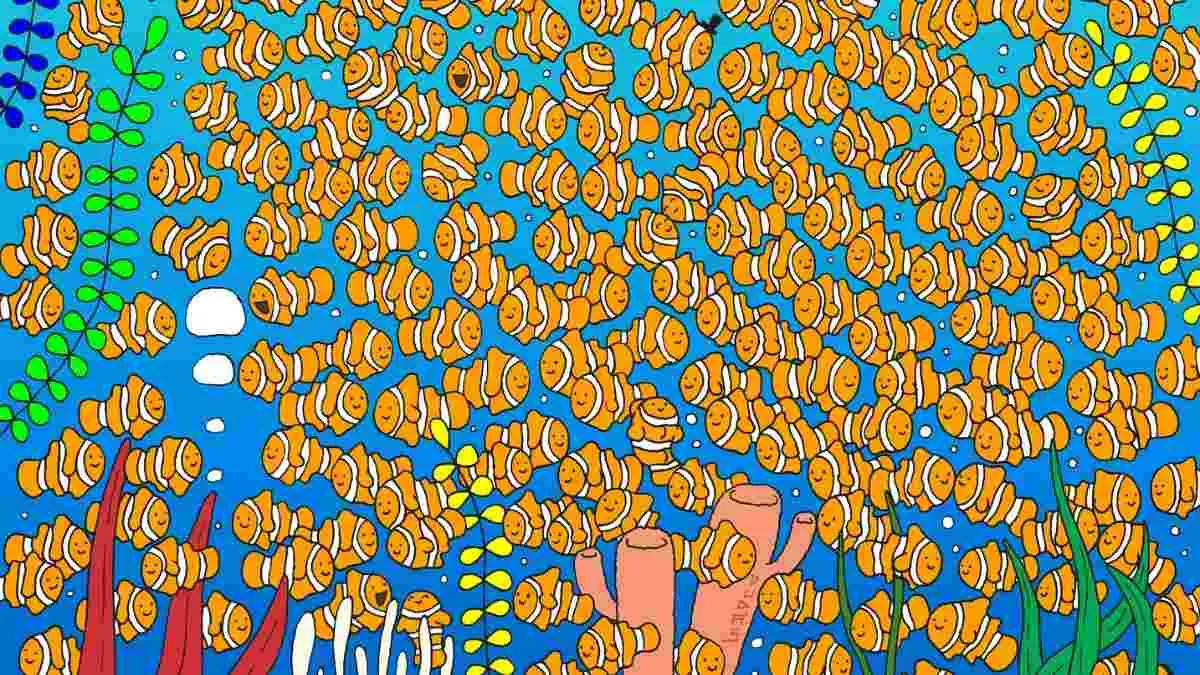 Spot The Goldfish.