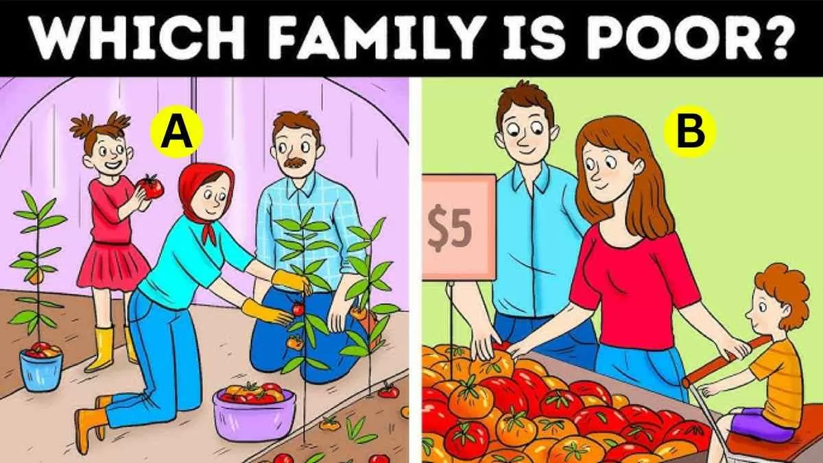 Spot Which Family Is Poor.