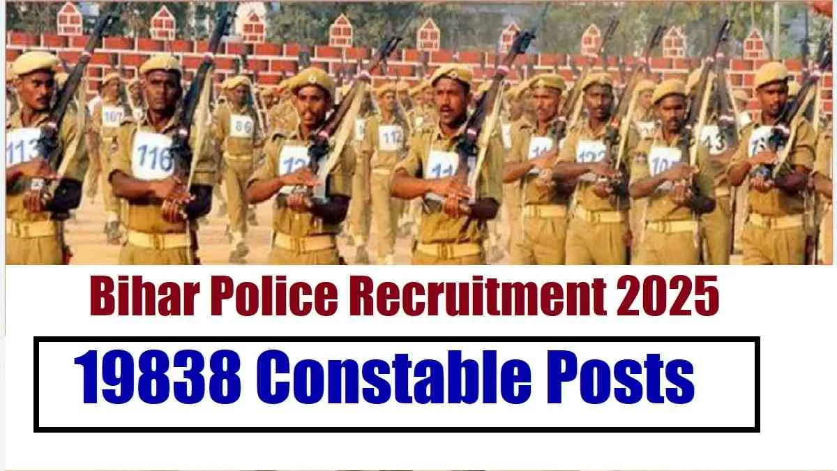 Bihar Police Constable Recruitment 2025