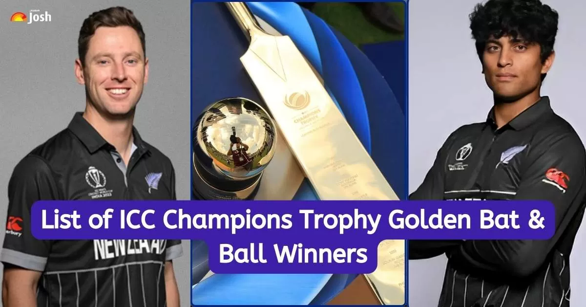 ICC Champions Trophy Golden Bat & Ball Winners: Complete List & Records