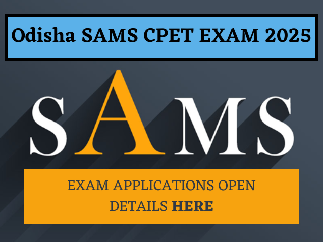 The OSHEC has released the official CPET 2025 exam date schedule on their official website at samsodisha.gov.in.
