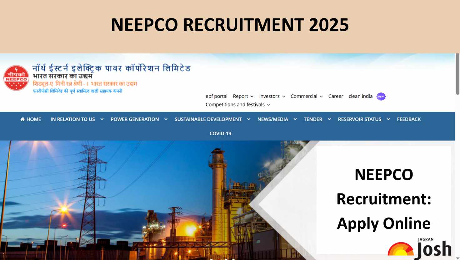 NEEPCO Apprentice Application Form 2025 Out: Direct Link to Fill Form at neepco.co.in, Check Fee, Last Date, Eligibility, Notification and Other Details Here