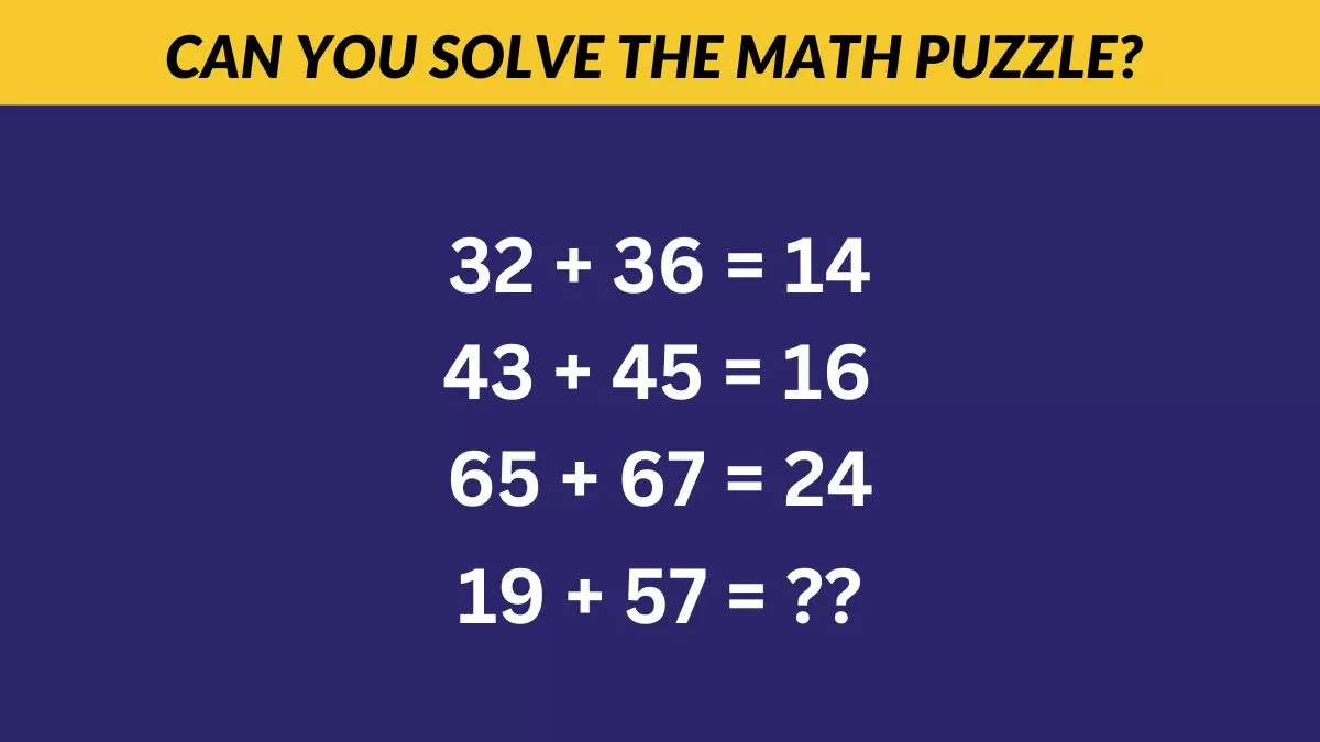 Can you solve the math puzzle?
