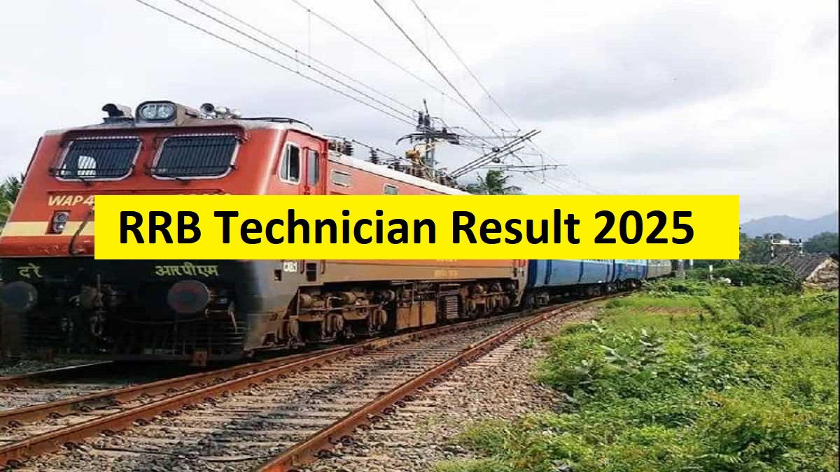 RRB Technician Result 2025
