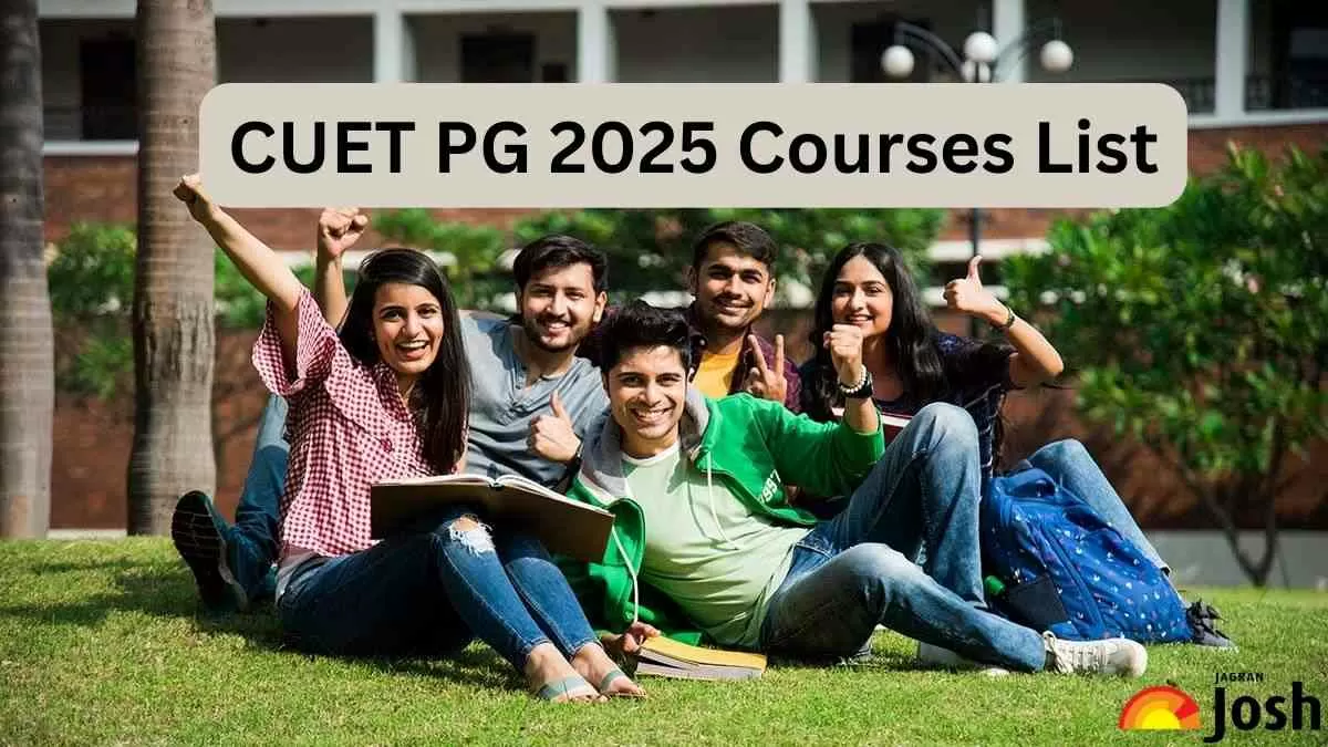 CUET PG 2025 Courses List