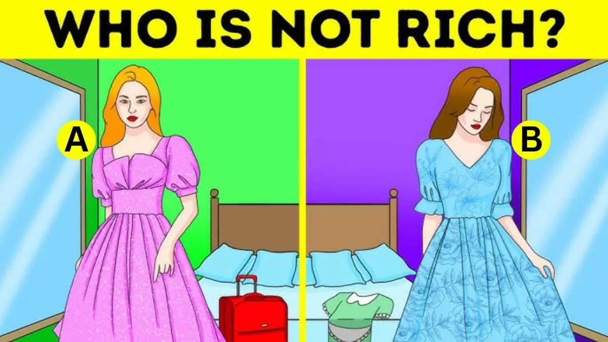 Spot Who Is Not Rich.