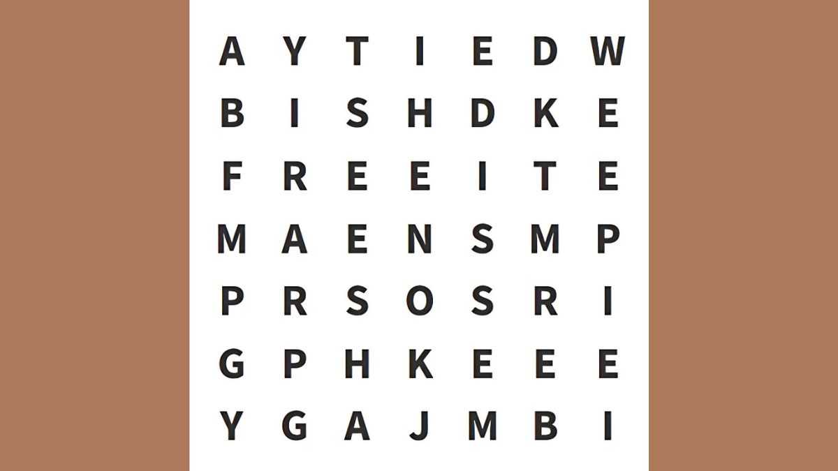 Only eagle eyes can identify the word "GREED" in just 6 seconds!