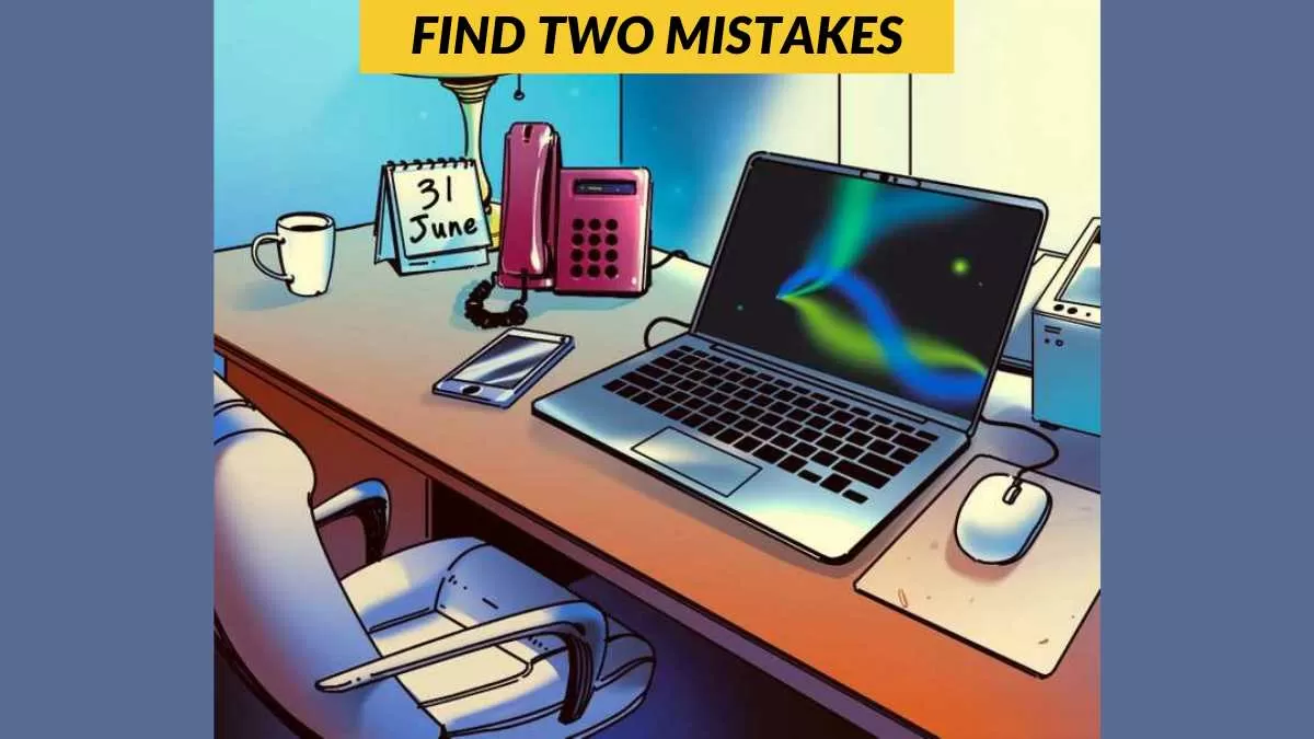 Find two mistakes