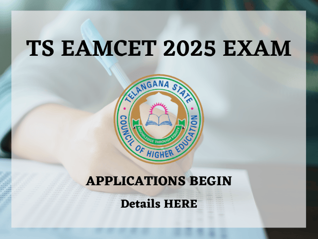 The Telangana State Council of Higher Education (TSCHE) has officially released the application forms today, March 1, 2025 for the Telangana State Engineering, Agriculture, and Medical Common Entrance Test (TS EAMCET) 2025 on the official portal.