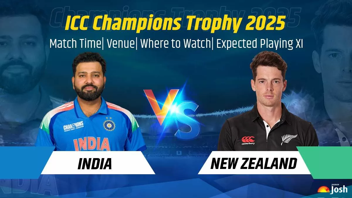 India vs New Zealand Champions Trophy 2025 Match Date, Time, and Venue