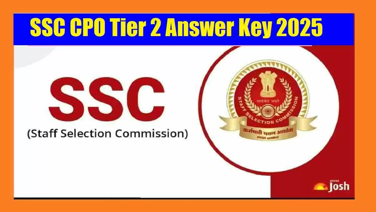 SSC CPO Tier 2 Answer Key 2025 Link 