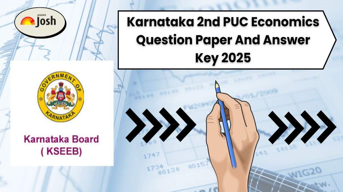 Karnataka 2nd PUC Economics Question Paper And Answer Key 2025: FREE PDF Download