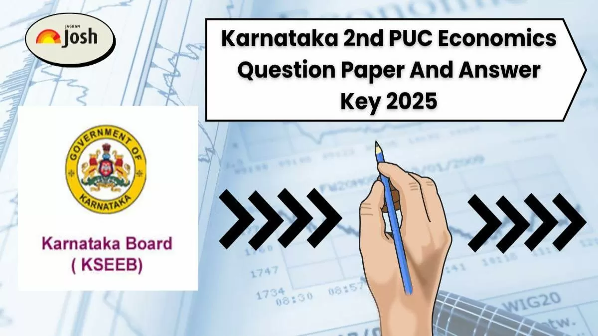 Karnataka 2nd PUC Economics Question Paper And Answer Key 2025