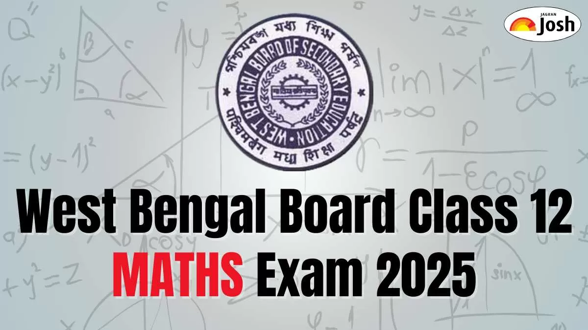 West Bengal Board Class 12 Maths Exam 2025
