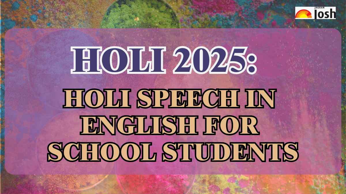 The Festival of Colours 2025: Holi Speech in English for School Students
