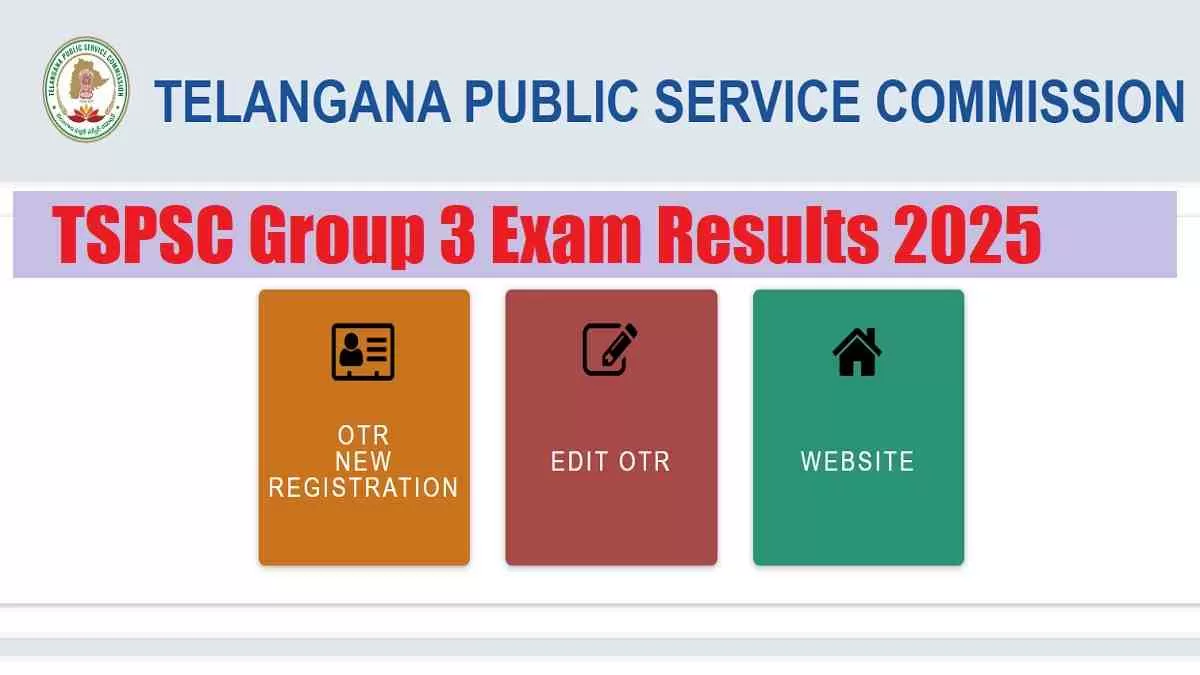 TSPSC Group 3 Exam Results 2025