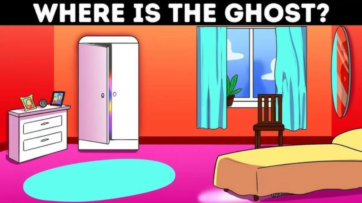 Optical Illusion Brain Teaser Test: 99% Fail! Only Those with a High IQ Can Find the Ghost Instantly!