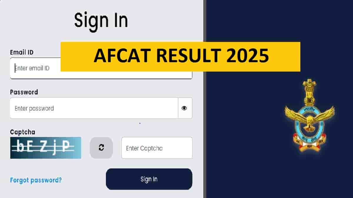AFCAT Result 2025 OUT at afcat.cdac.in: Download IAF AFCAT 1 Marks, Answer Key, Response Sheet Here