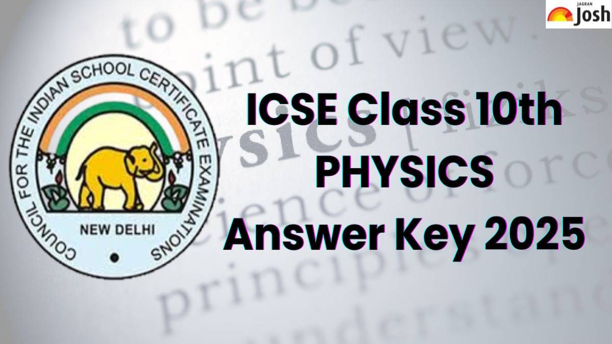 ICSE Class 10th Physics Answer Key 2025: Download FREE PDF
