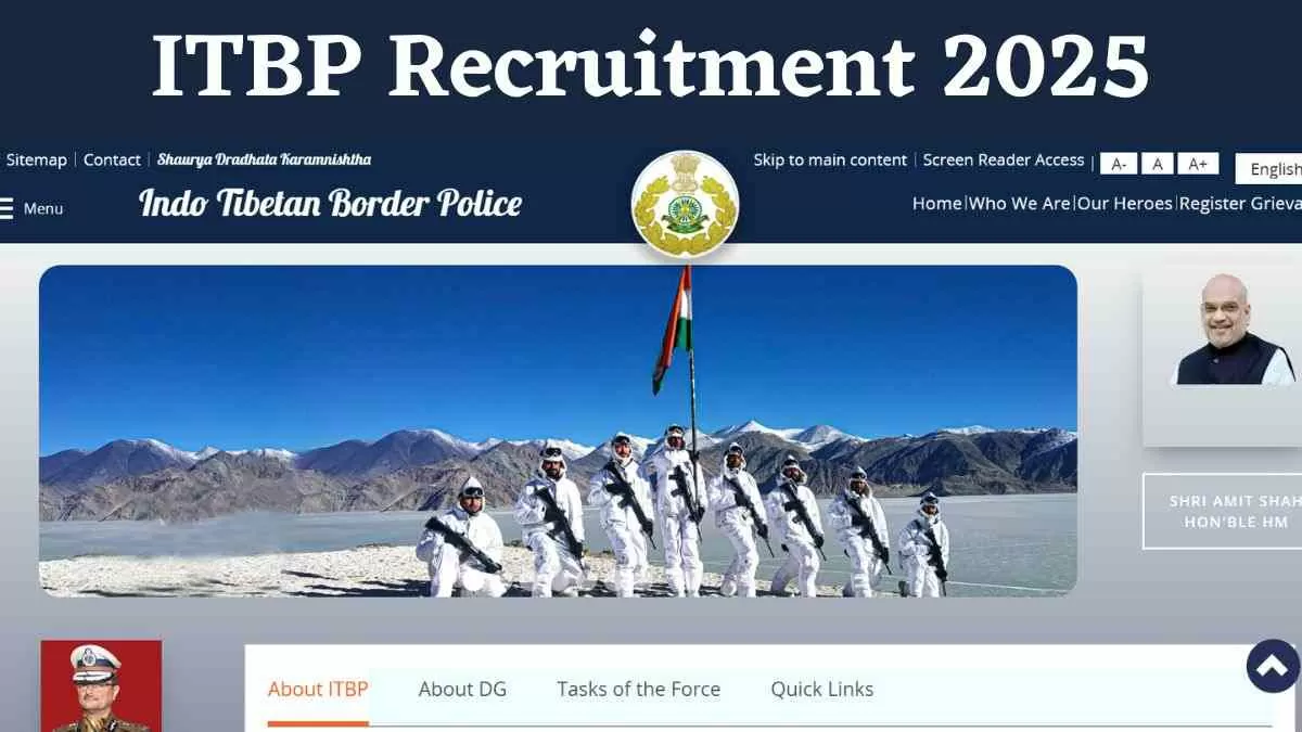 ITBP Recruitment 2025: आईटीबीपी में निकली रिक्तियां, 2 अप्रैल तक करें आवेदन, ये रही डिटेल्स    