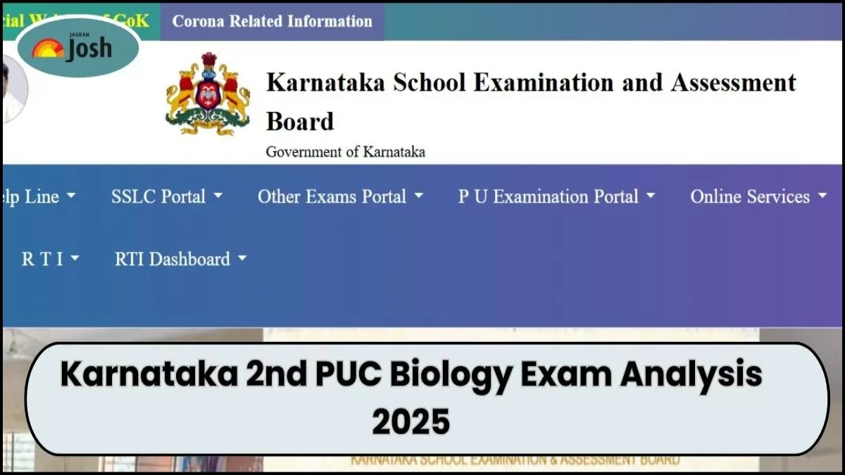 Karnataka 2nd PUC Biology Exam Analysis 2025