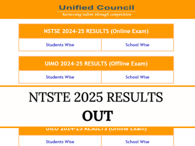 NTSTE result for class 1 to 10 have been released.