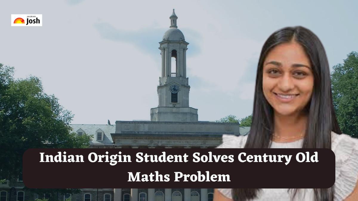 Indian student Divya Tyagi from Penn State University has solved a 100-year-old math problem.