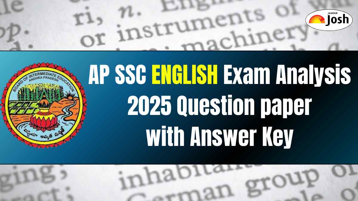 AP SSC English Paper Exam Analysis 2025 Question Paper with Answer Key, Download PDF